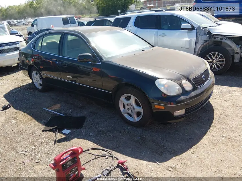 2000 Lexus Gs 300 VIN: JT8BD68S3Y0101873 Lot: 45063022