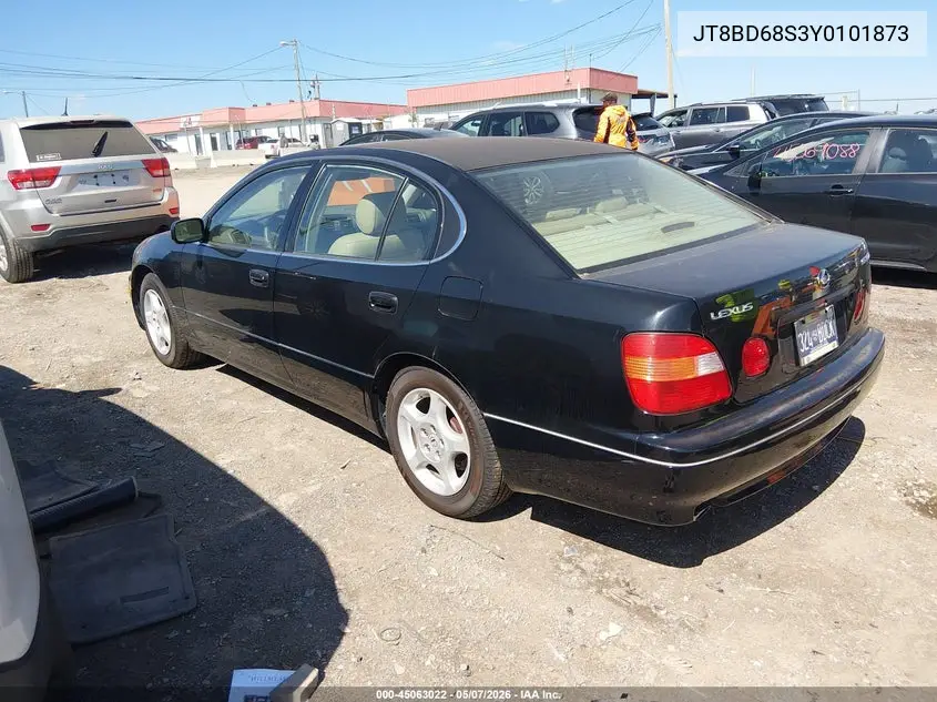 2000 Lexus Gs 300 VIN: JT8BD68S3Y0101873 Lot: 45063022