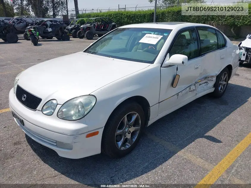 2001 Lexus Gs 300 VIN: JT8BD69S210129023 Lot: 44802608