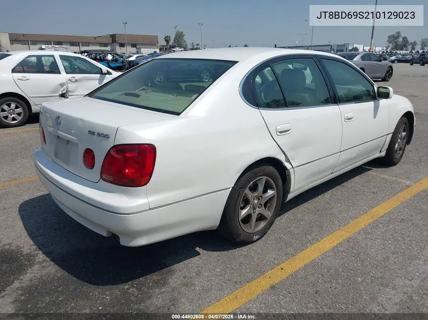 2001 Lexus Gs 300 VIN: JT8BD69S210129023 Lot: 44802608