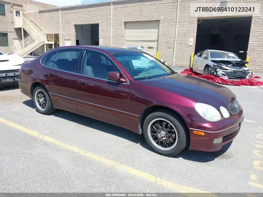 2001 Lexus Gs 300 VIN: JT8BD69S410123241 Lot: 44960464