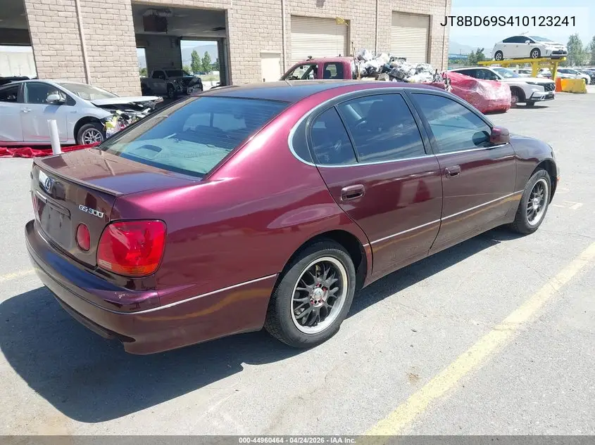 2001 Lexus Gs 300 VIN: JT8BD69S410123241 Lot: 44960464