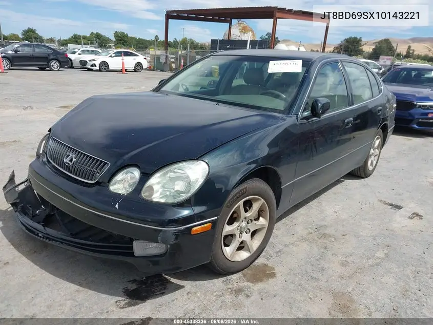 2001 Lexus Gs 300 VIN: JT8BD69SX10143221 Lot: 45338336