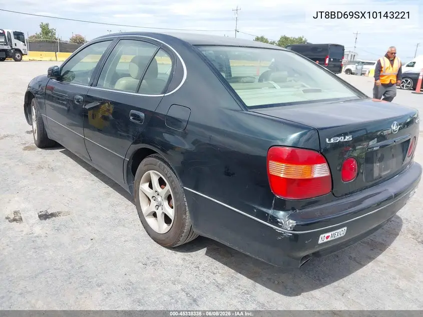 2001 Lexus Gs 300 VIN: JT8BD69SX10143221 Lot: 45338336