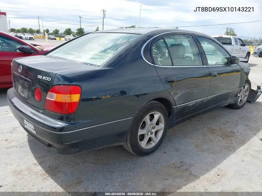 2001 Lexus Gs 300 VIN: JT8BD69SX10143221 Lot: 45338336