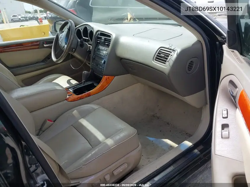 2001 Lexus Gs 300 VIN: JT8BD69SX10143221 Lot: 45338336
