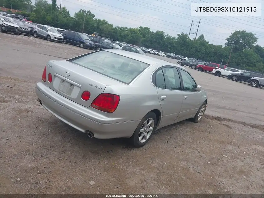 2001 Lexus Gs 300 VIN: JT8BD69SX10121915 Lot: 45453698