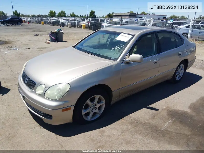 2001 Lexus Gs 300 VIN: JT8BD69SX10128234 Lot: 45568522