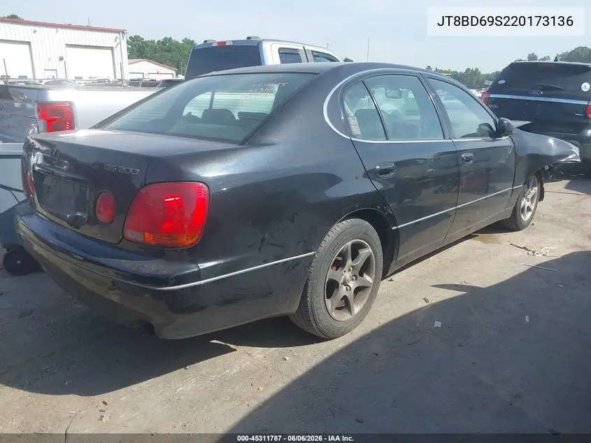 2002 Lexus Gs 300 VIN: JT8BD69S220173136 Lot: 45311787