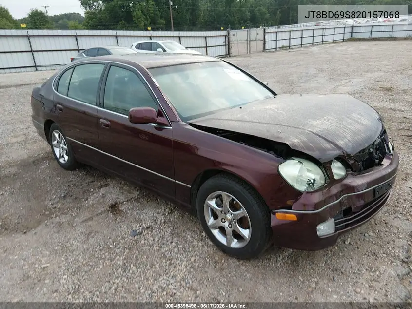 2002 Lexus Gs 300 VIN: JT8BD69S820157068 Lot: 45395498