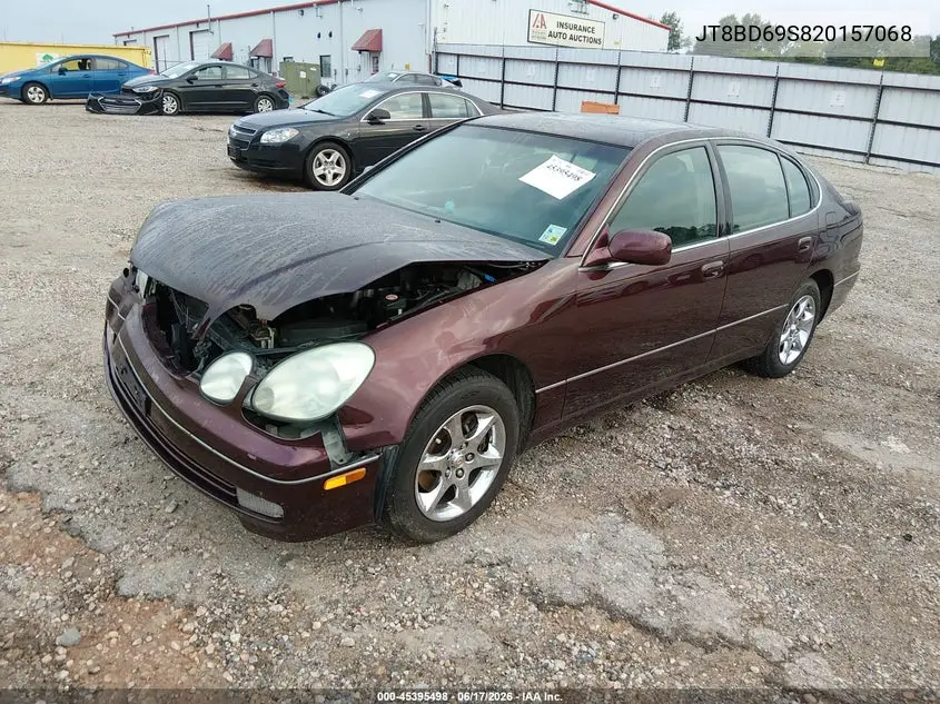 2002 Lexus Gs 300 VIN: JT8BD69S820157068 Lot: 45395498