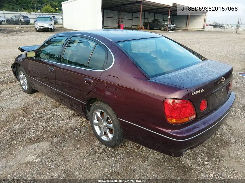 2002 Lexus Gs 300 VIN: JT8BD69S820157068 Lot: 45395498