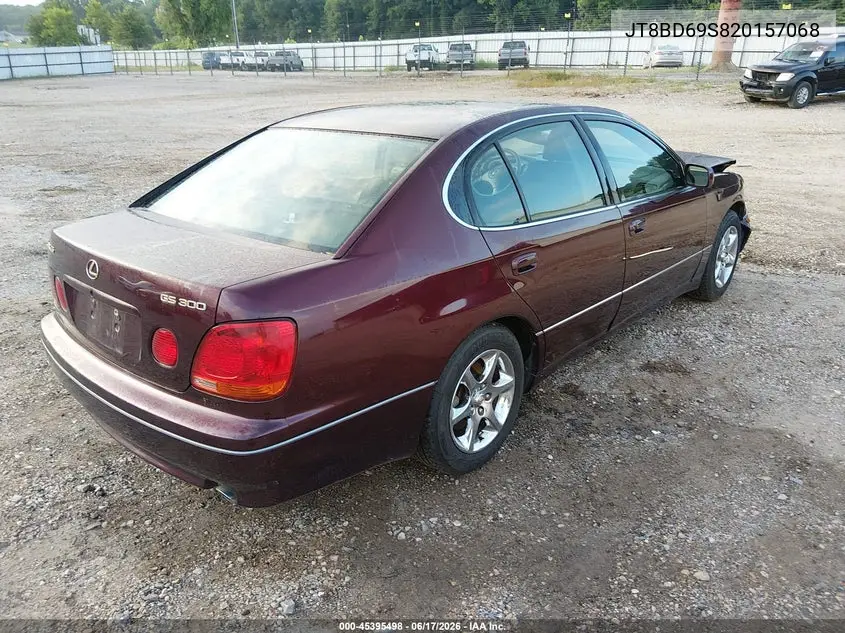 2002 Lexus Gs 300 VIN: JT8BD69S820157068 Lot: 45395498