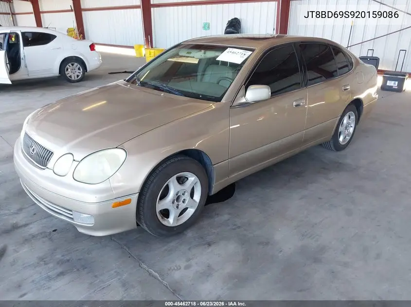 2002 Lexus Gs 300 VIN: JT8BD69S920159086 Lot: 45462718