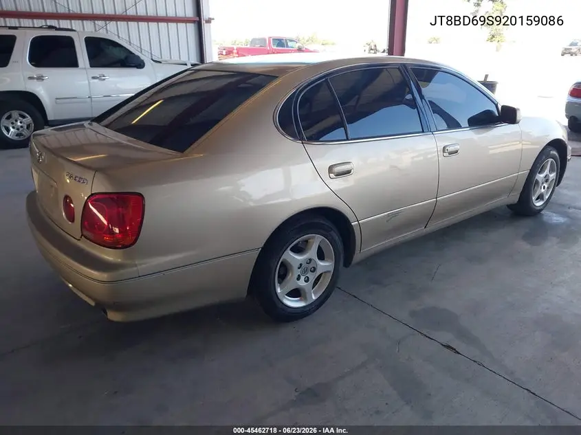 2002 Lexus Gs 300 VIN: JT8BD69S920159086 Lot: 45462718
