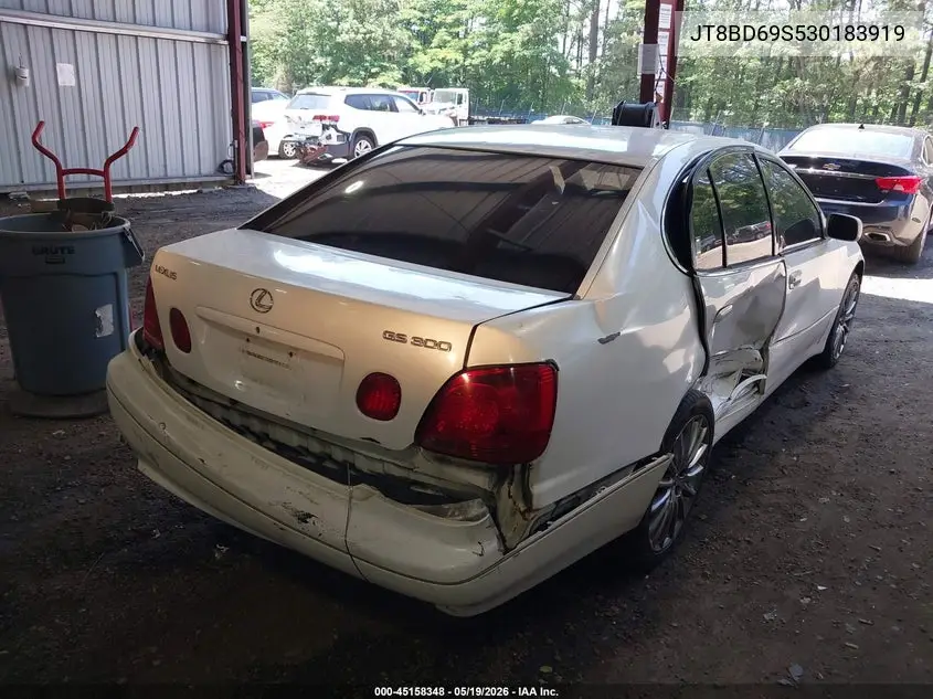 2003 Lexus Gs 300 VIN: JT8BD69S530183919 Lot: 45158348