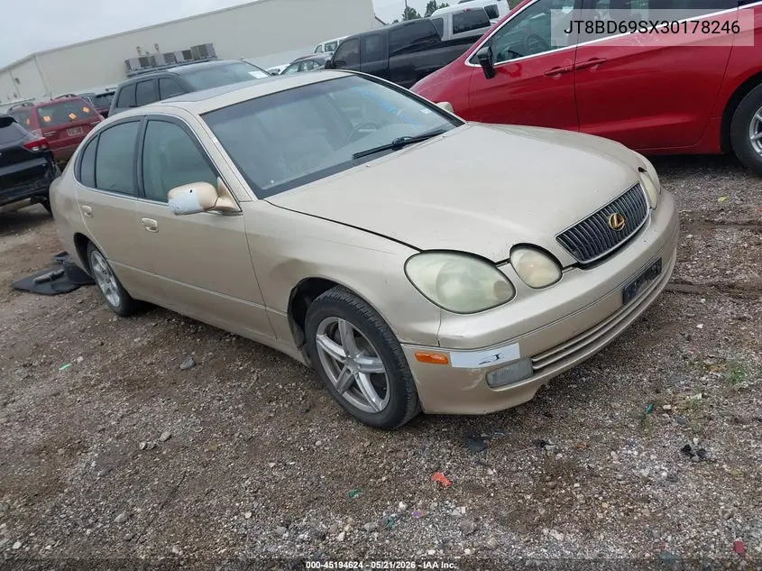 2003 Lexus Gs 300 VIN: JT8BD69SX30178246 Lot: 45194624