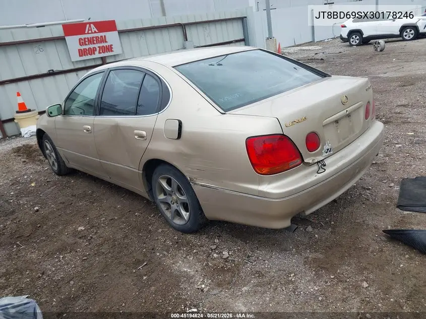 2003 Lexus Gs 300 VIN: JT8BD69SX30178246 Lot: 45194624