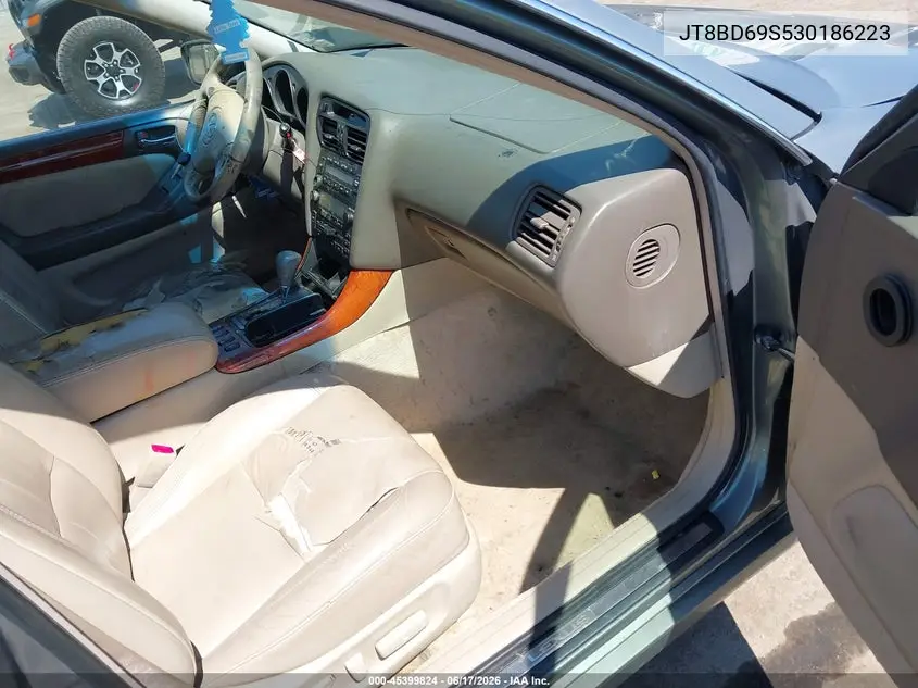 2003 Lexus Gs 300 VIN: JT8BD69S530186223 Lot: 45399824