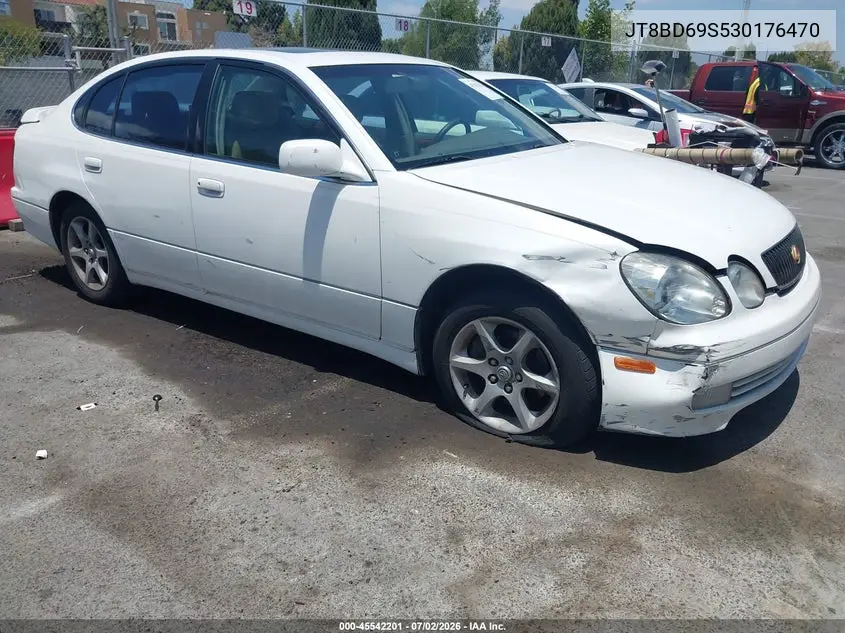 2003 Lexus Gs 300 VIN: JT8BD69S530176470 Lot: 45542201
