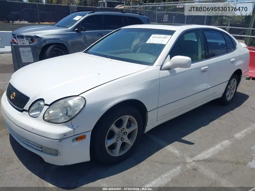 2003 Lexus Gs 300 VIN: JT8BD69S530176470 Lot: 45542201