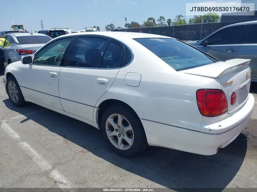 2003 Lexus Gs 300 VIN: JT8BD69S530176470 Lot: 45542201