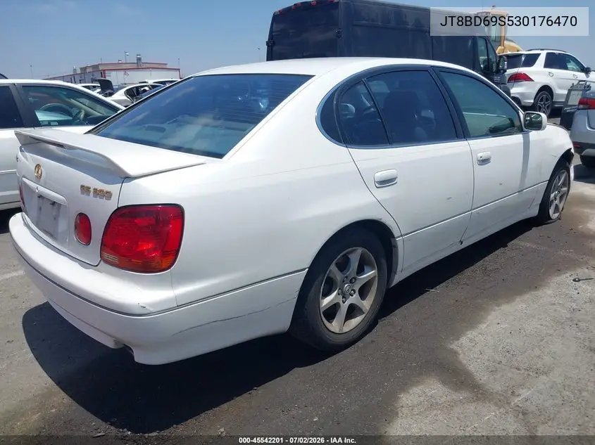 2003 Lexus Gs 300 VIN: JT8BD69S530176470 Lot: 45542201