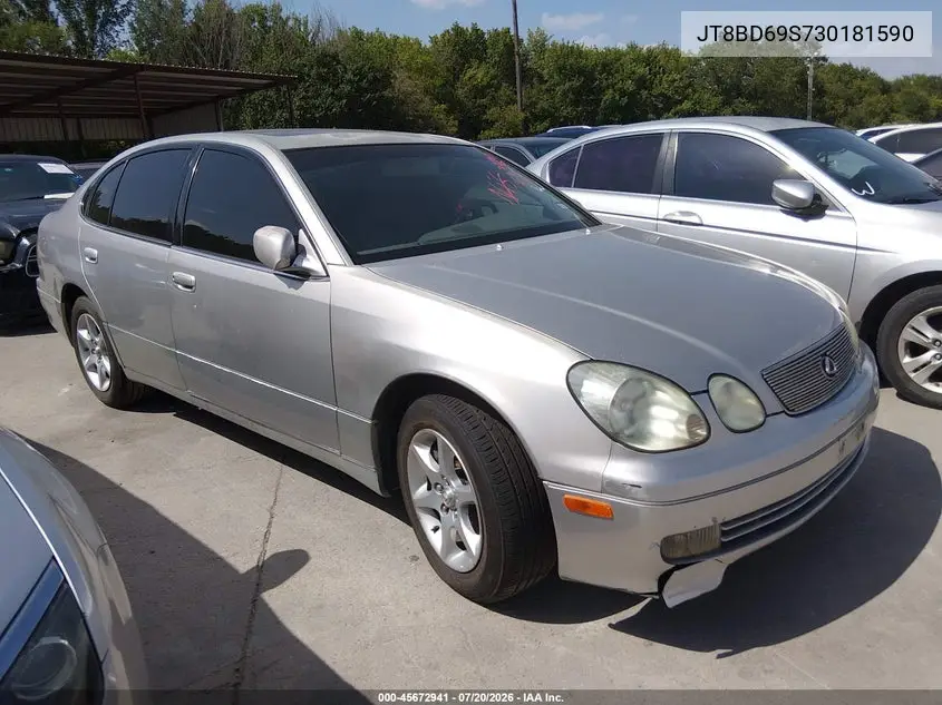 2003 Lexus Gs 300 VIN: JT8BD69S730181590 Lot: 45672941