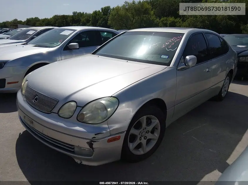 2003 Lexus Gs 300 VIN: JT8BD69S730181590 Lot: 45672941