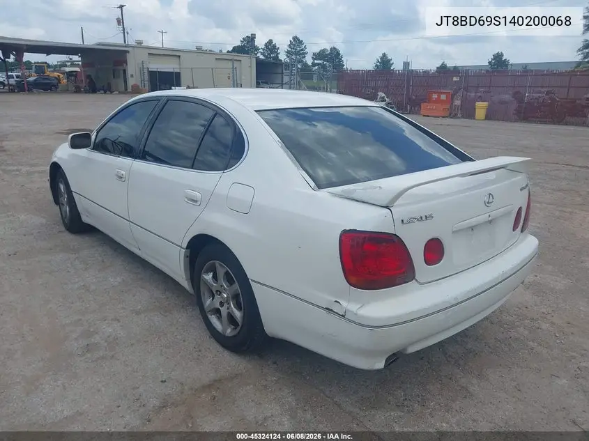 2004 Lexus Gs 300 VIN: JT8BD69S140200068 Lot: 45324124