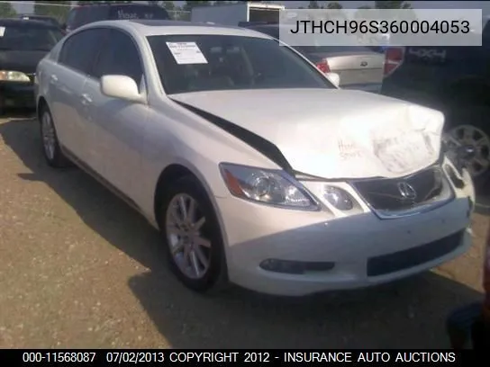 2006 Lexus Gs300 Gen 2006 Gs 300 Awd VIN: JTHCH96S360004053 Lot: 11568087