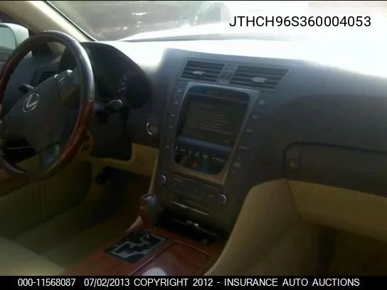 2006 Lexus Gs300 Gen 2006 Gs 300 Awd VIN: JTHCH96S360004053 Lot: 11568087