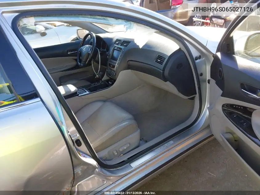 2006 Lexus Gs 300 VIN: JTHBH96S065027126 Lot: 44149433