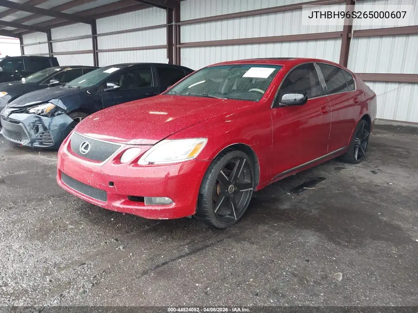 2006 Lexus Gs 300 VIN: JTHBH96S265000607 Lot: 44524052