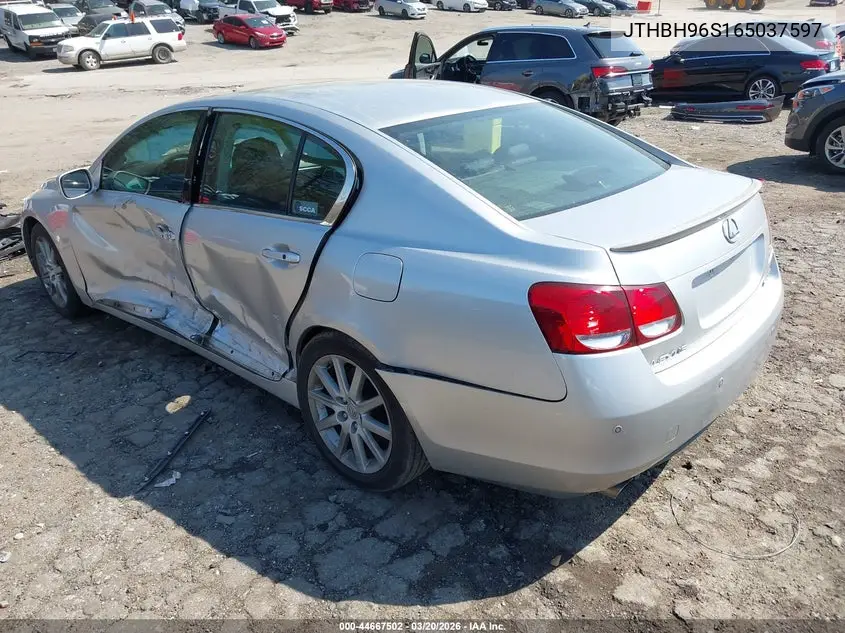 2006 Lexus Gs 300 VIN: JTHBH96S165037597 Lot: 44667502