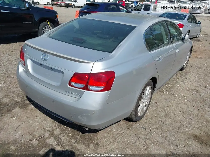2006 Lexus Gs 300 VIN: JTHBH96S165037597 Lot: 44667502