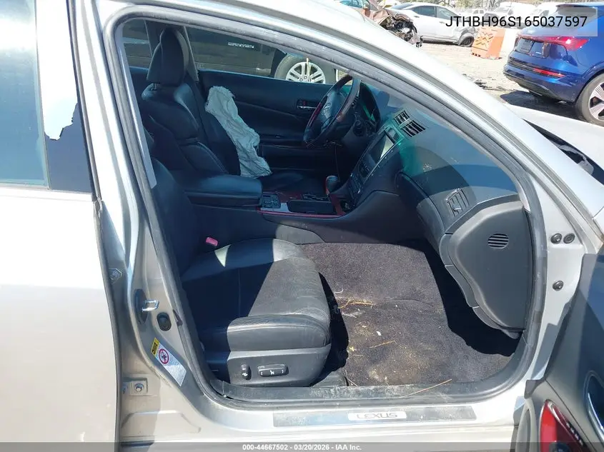 2006 Lexus Gs 300 VIN: JTHBH96S165037597 Lot: 44667502