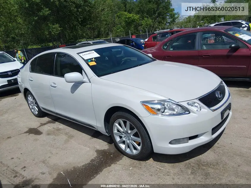 2006 Lexus Gs 300 VIN: JTHCH96S360020513 Lot: 44968010