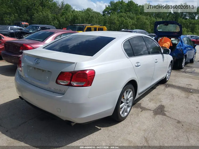 2006 Lexus Gs 300 VIN: JTHCH96S360020513 Lot: 44968010