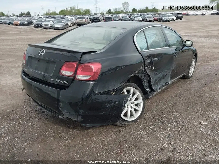 2006 Lexus Gs 300 VIN: JTHCH96S660006864 Lot: 45028305