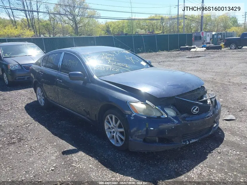 2006 Lexus Gs 300 VIN: JTHCH96S160013429 Lot: 45072462