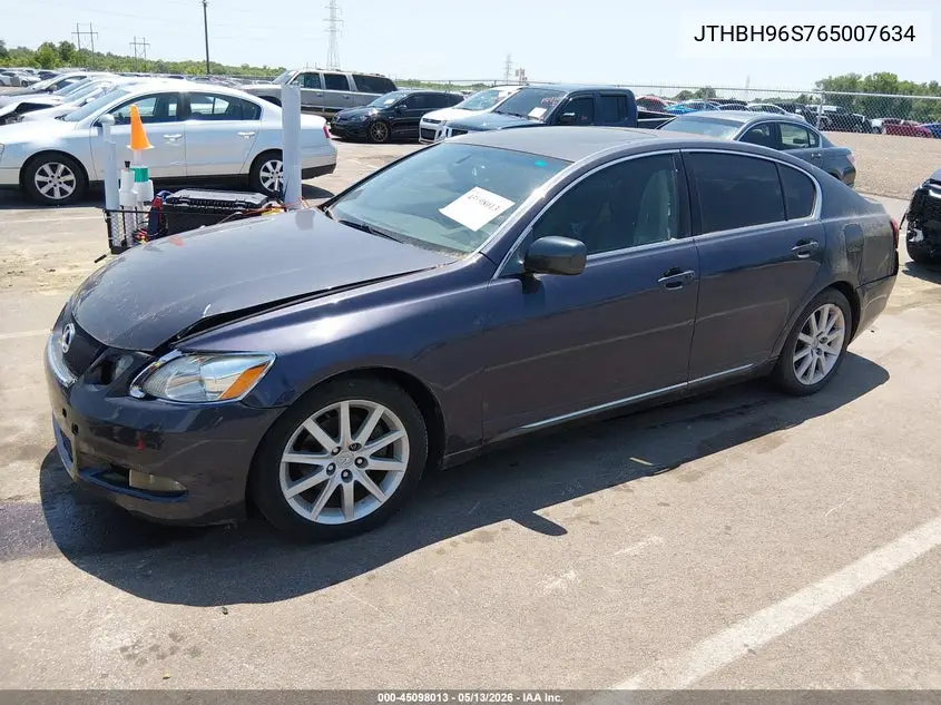 2006 Lexus Gs 300 VIN: JTHBH96S765007634 Lot: 45098013