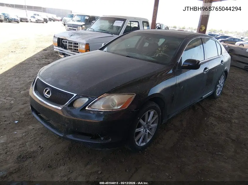 2006 Lexus Gs 300 VIN: JTHBH96S765044294 Lot: 45104813