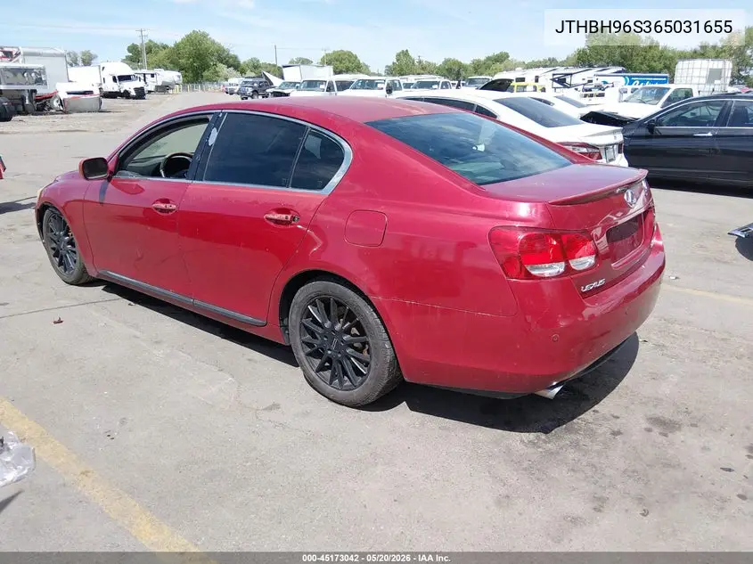 2006 Lexus Gs 300 VIN: JTHBH96S365031655 Lot: 45173042