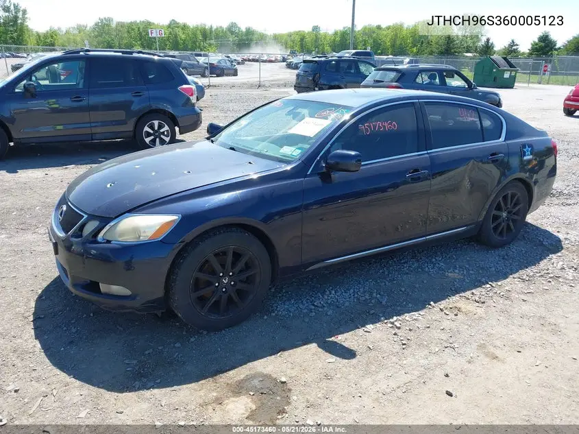 2006 Lexus Gs 300 VIN: JTHCH96S360005123 Lot: 45173460