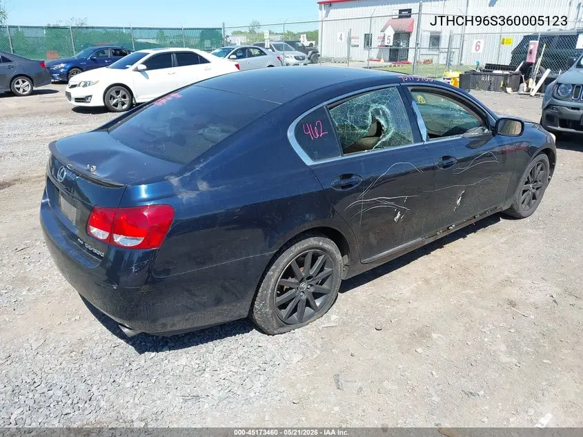 2006 Lexus Gs 300 VIN: JTHCH96S360005123 Lot: 45173460