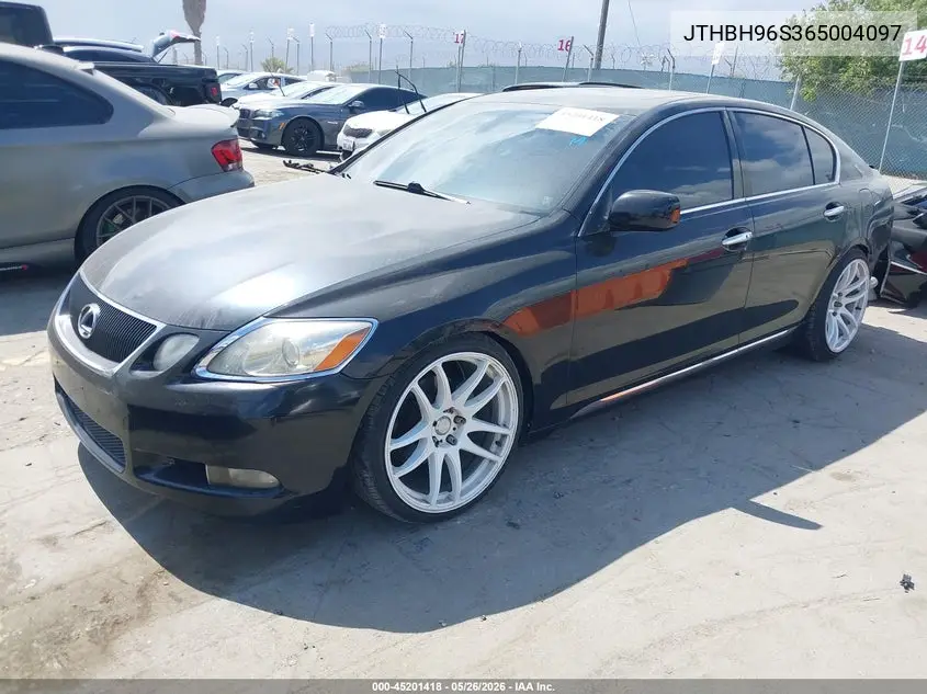 2006 Lexus Gs 300 VIN: JTHBH96S365004097 Lot: 45201418