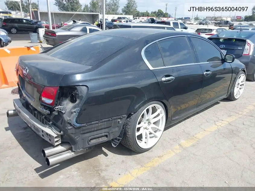2006 Lexus Gs 300 VIN: JTHBH96S365004097 Lot: 45201418