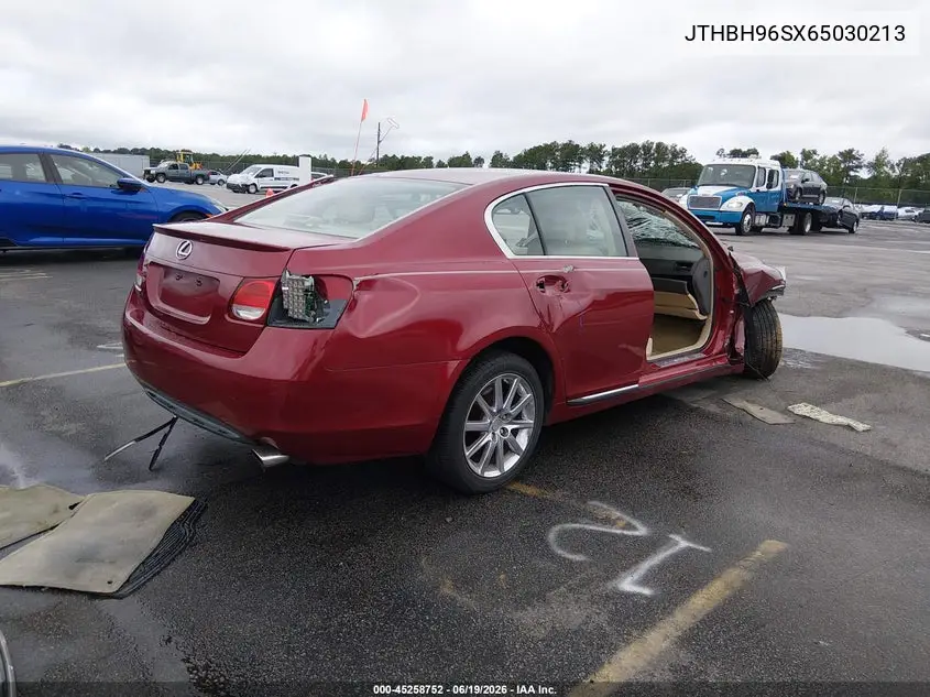 2006 Lexus Gs 300 VIN: JTHBH96SX65030213 Lot: 45258752