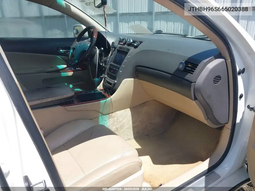 2006 Lexus Gs 300 VIN: JTHBH96S665020388 Lot: 45307526